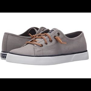 Sperry Pier View 7.5 Womens Shoes Grey